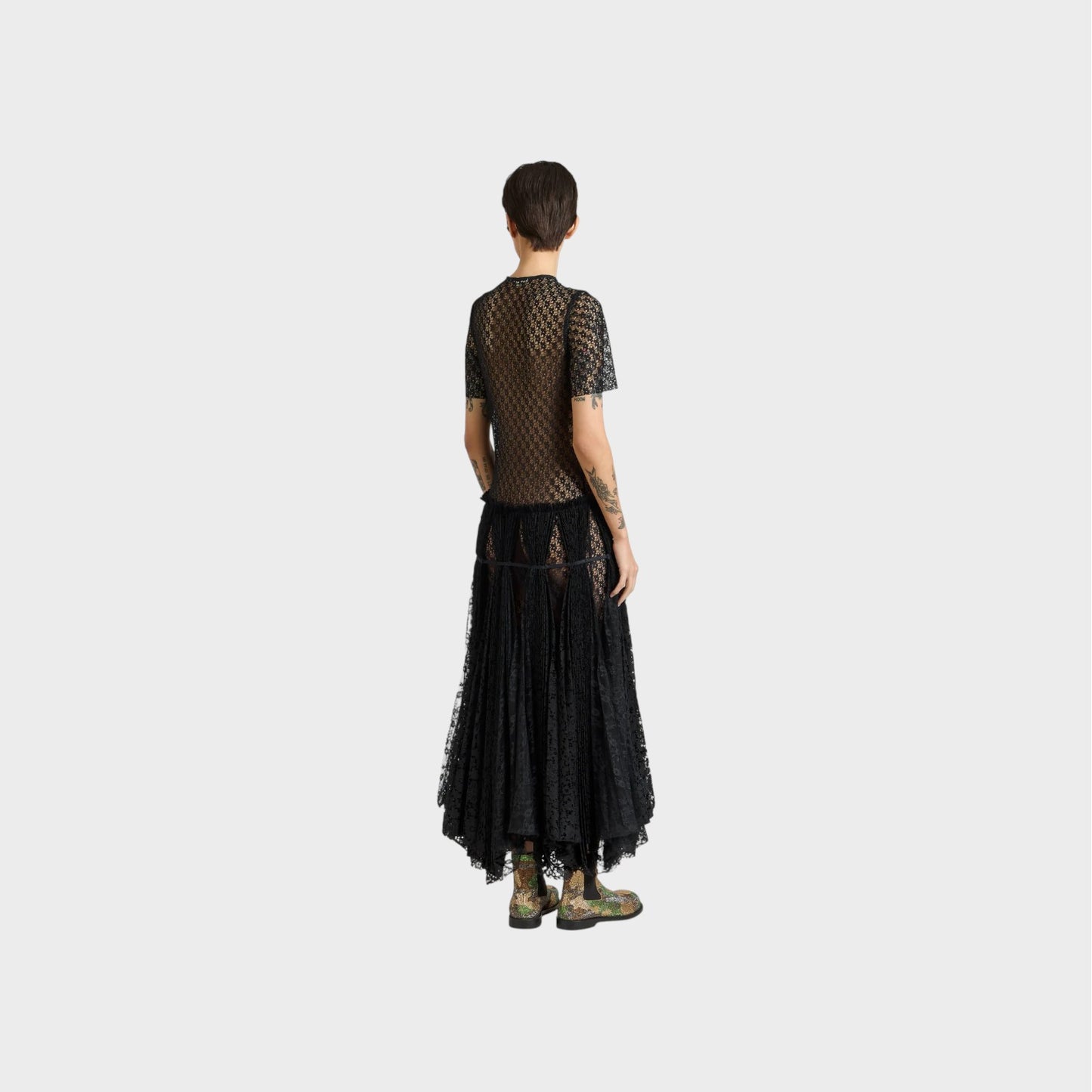 JW Anderson Mixed Lace Longline Dress