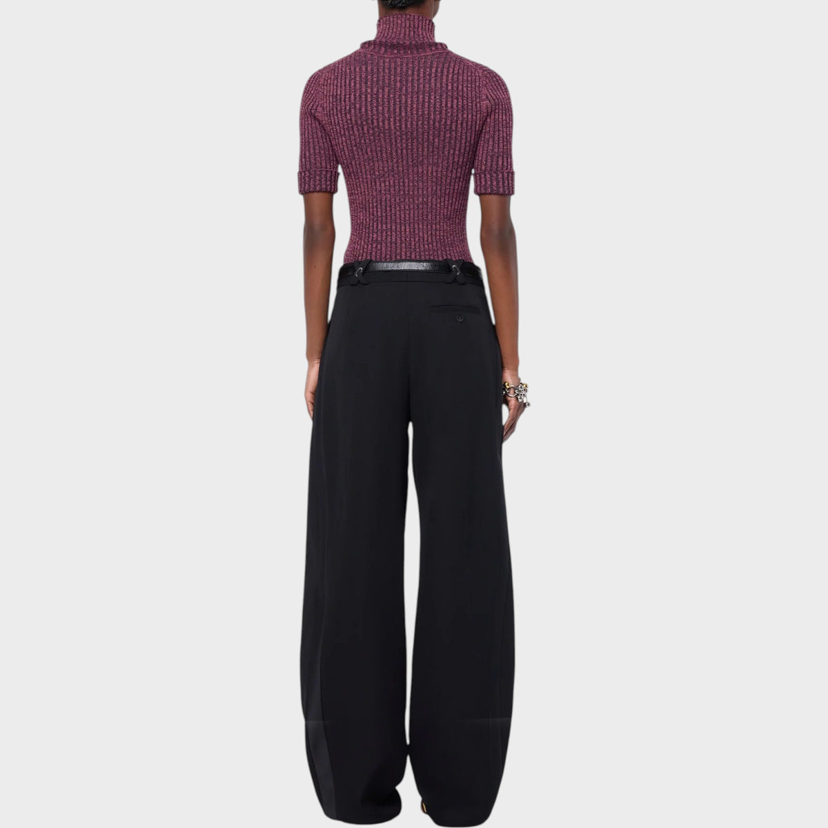 Rabanne Wool Wide Leg Trousers