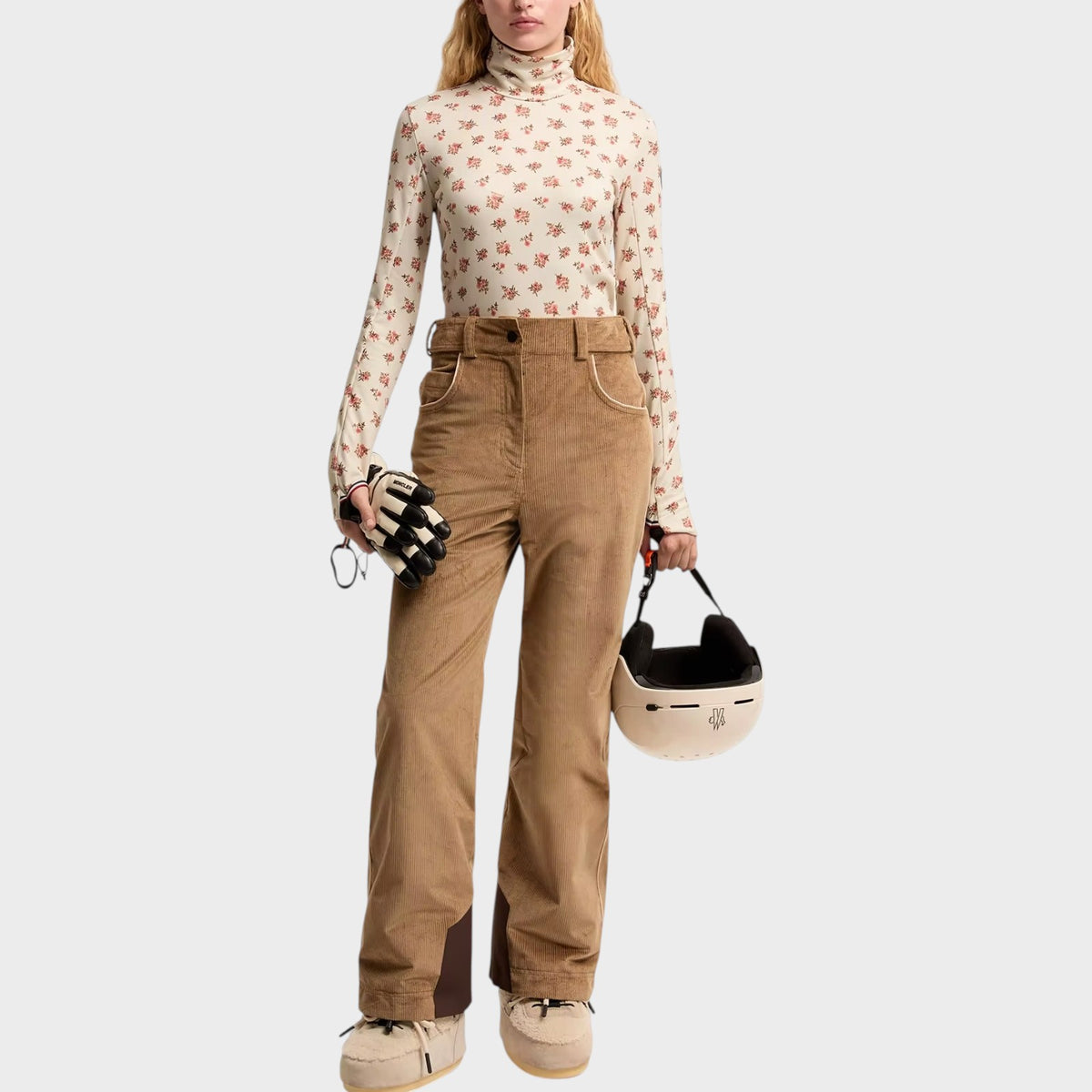 Moncler Grenoble Floral Print Top