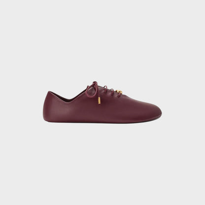 Loewe Pebble Soft Lace-Up Ballerina