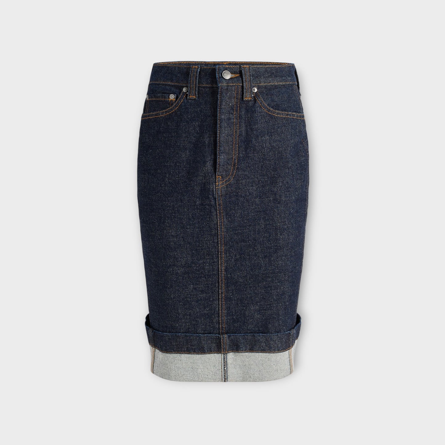 Khaite Kendra Denim Skirt