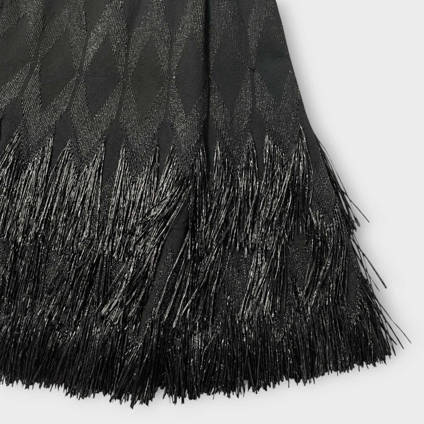 Alaïa Rappa Nui Raffia Fringe Skirt