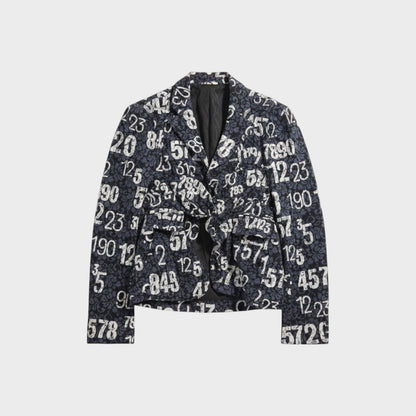 Comme des Garcons Homme Plus Lace Pigment Print Jacket