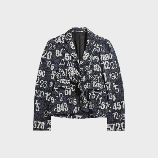 Comme des Garcons Homme Plus Lace Pigment Print Jacket