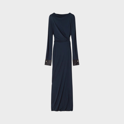 Lanvin Draped Midi Dress
