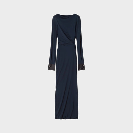 Lanvin Draped Midi Dress