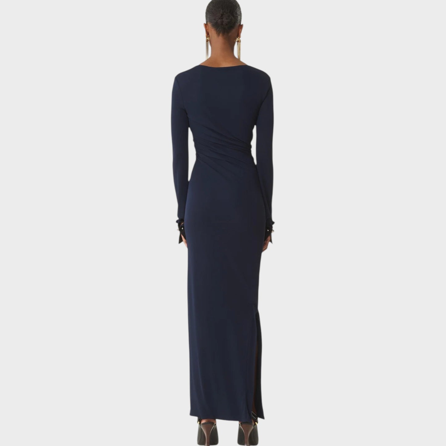 Lanvin Draped Midi Dress