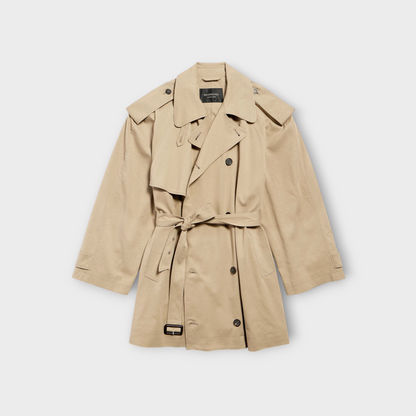 Balenciaga Double Breasted Cocoon Coat