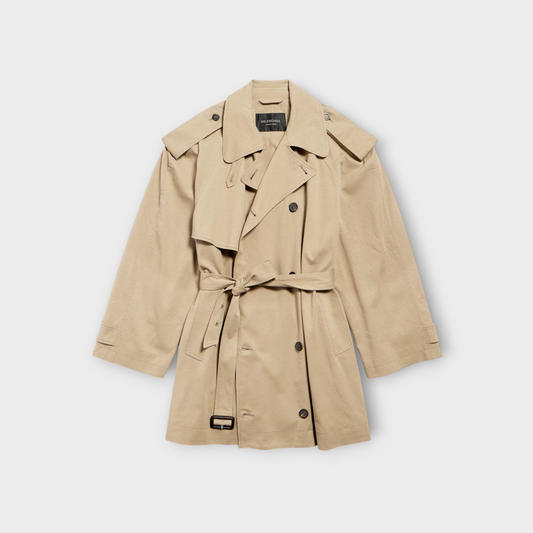 Balenciaga Double Breasted Cocoon Coat