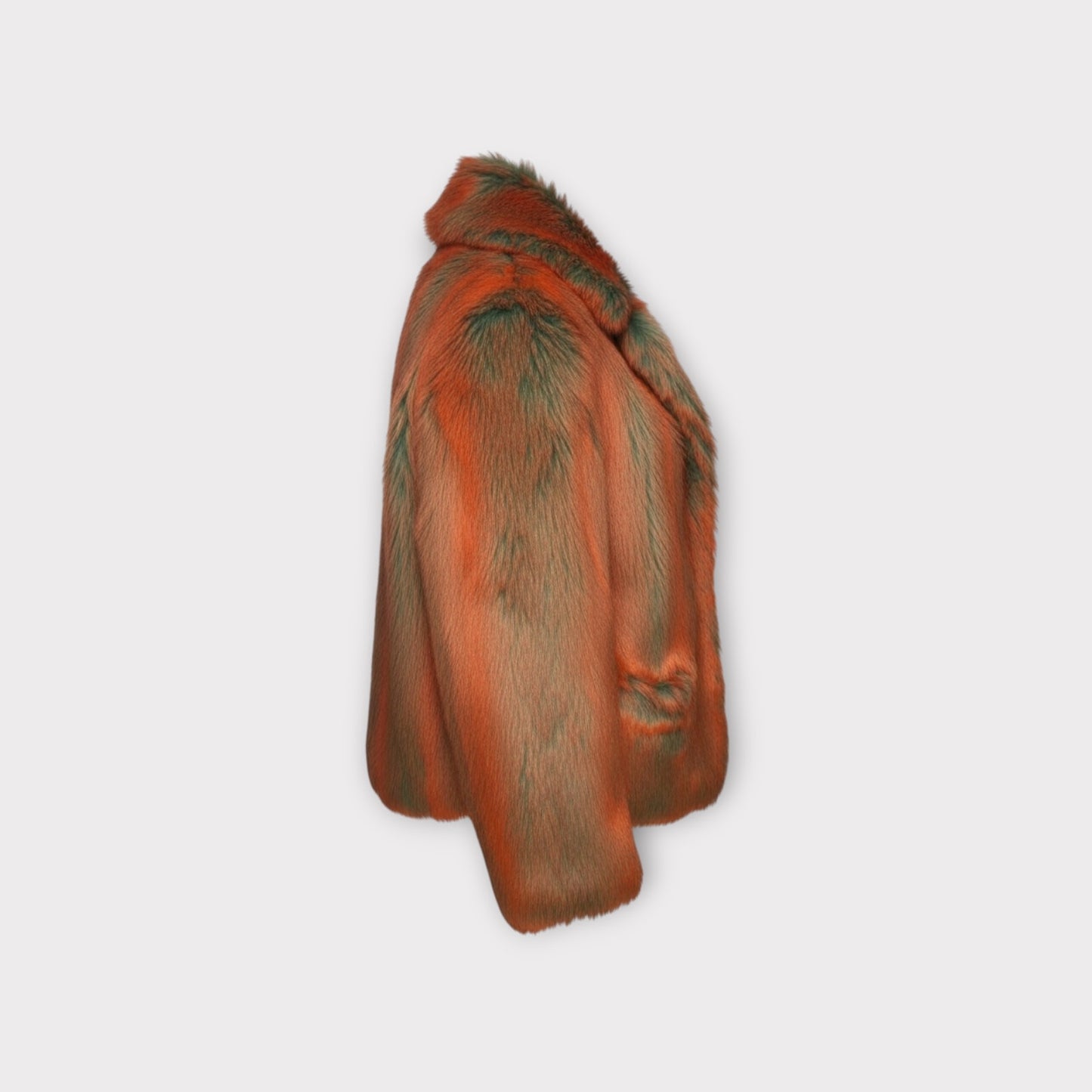 Dries Van Noten Vaudi Cropped Faux Fur Jacket