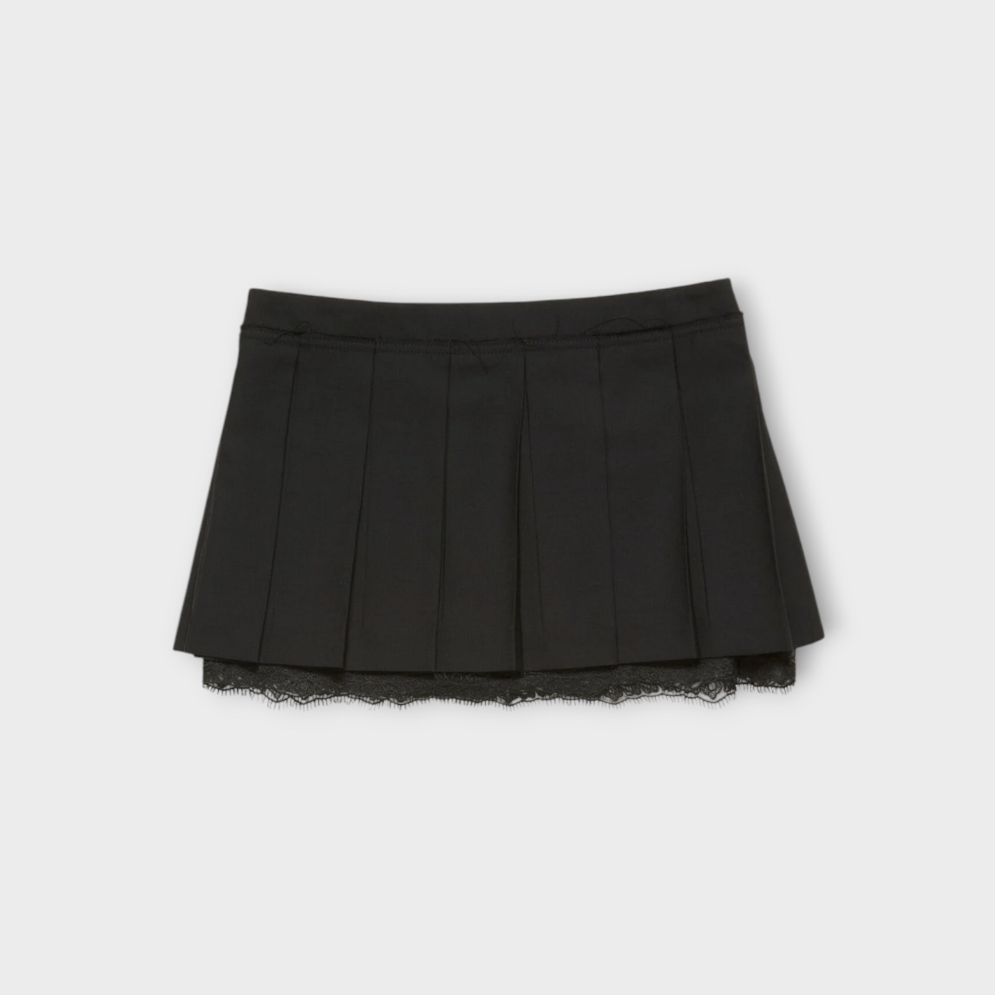 Acne Studios Lace Layered Mini Skirt