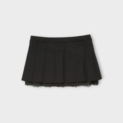 Acne Studios Lace Layered Mini Skirt