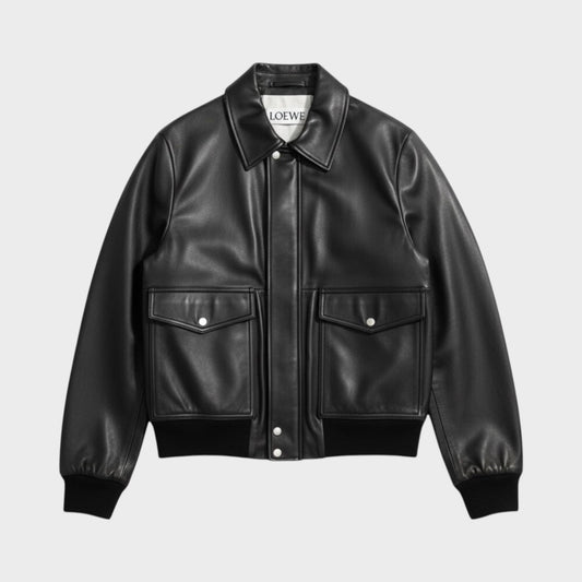 Loewe Aviator Leather Jacket