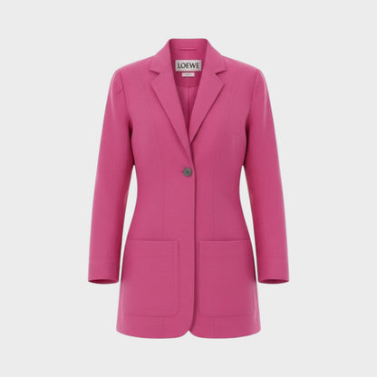 Loewe Wool Patched Jacket