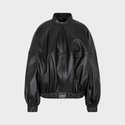 Loewe Anagram Leather Bomber