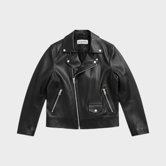 Loewe Nappa Leather Biker Jacket