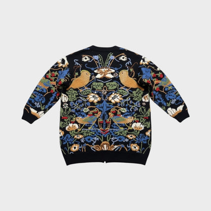 Loewe William Morris Bird Print Cardigan