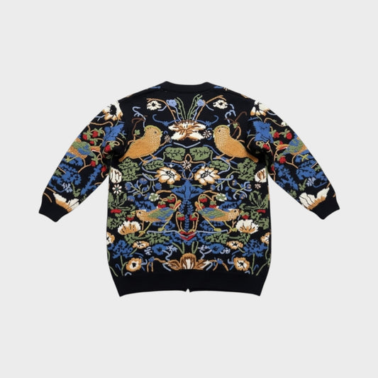 Loewe William Morris Bird Print Cardigan
