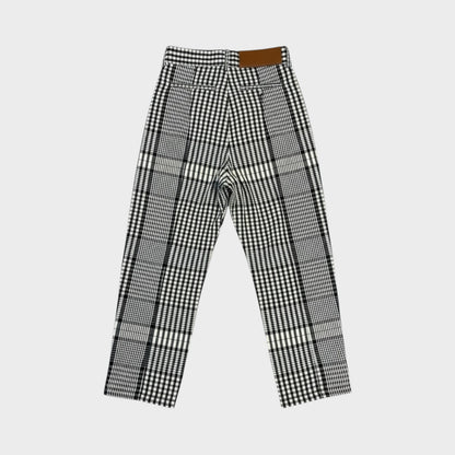 Loewe Cotton Check Carrot Pants