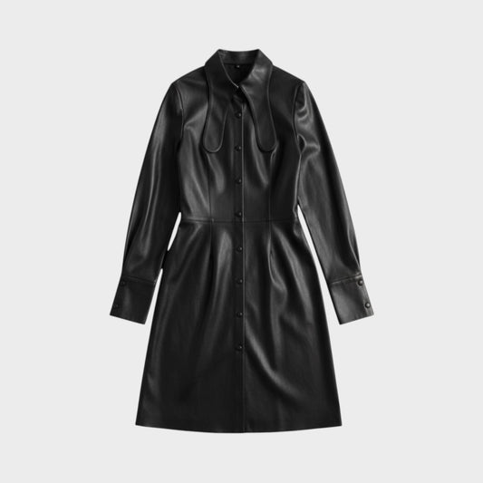 Loewe Leather Shirt Dress