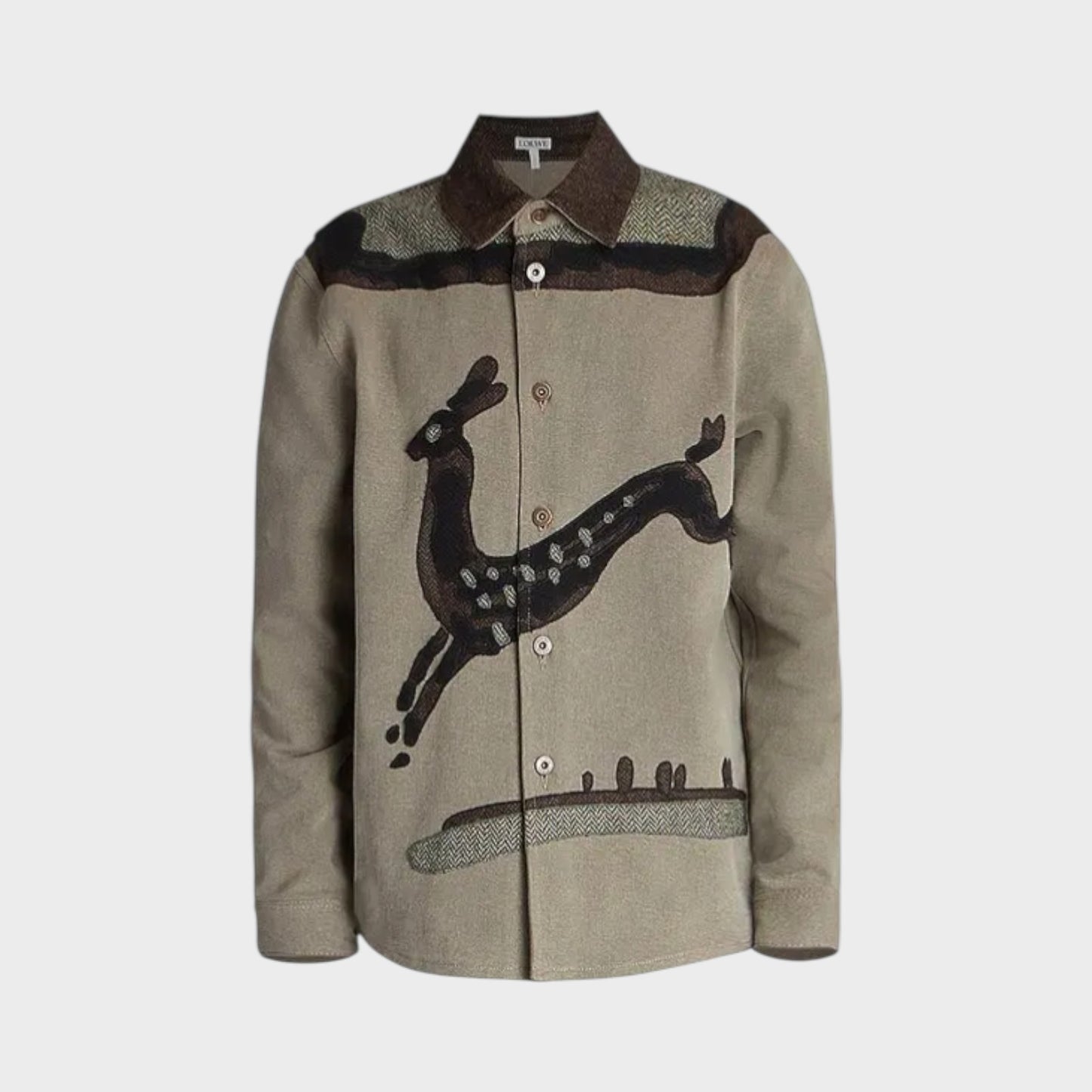 Loewe Deer Intarsia Shirt