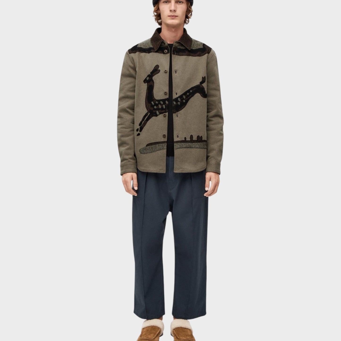 Loewe Deer Intarsia Shirt