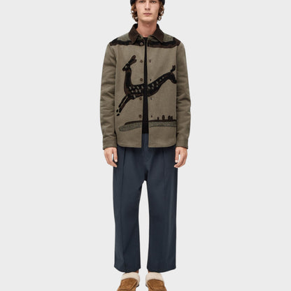 Loewe Deer Intarsia Shirt