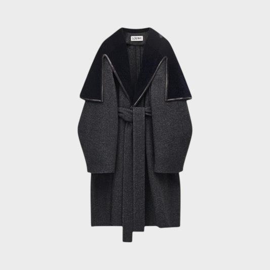 Loewe Wool Belted Long Coat