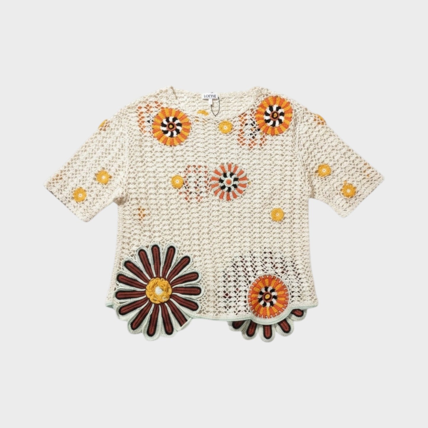 Loewe Crochet Flower Top