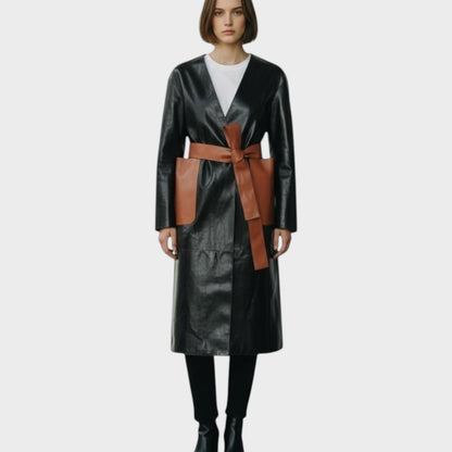 Loewe Long Leather Coat