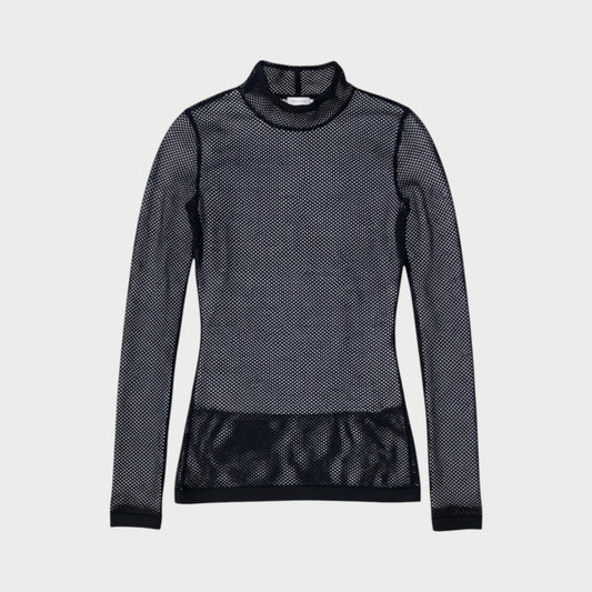 Loewe Double Mesh Turtleneck Top