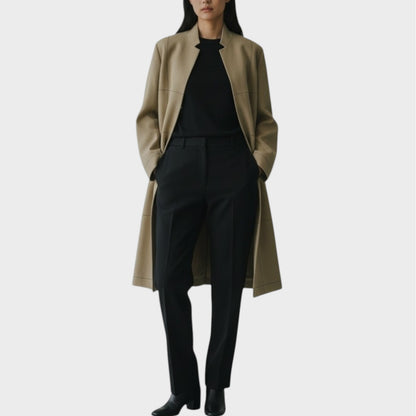 Loewe Tailored Long Linen Coat