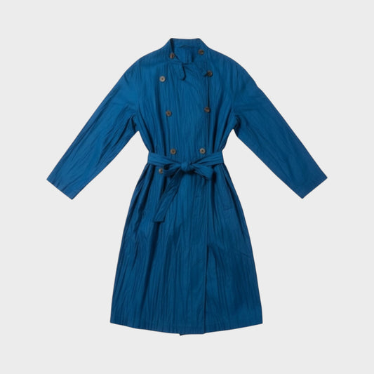 Loewe Pleated Crinkled Trench Coat