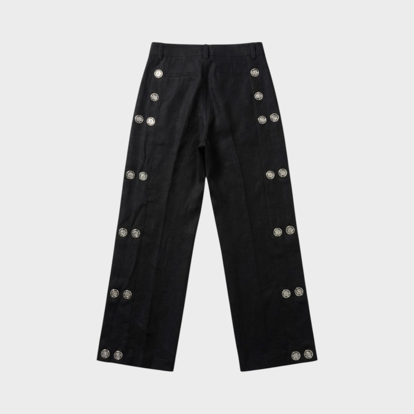 Loewe Linen Snapped Trousers