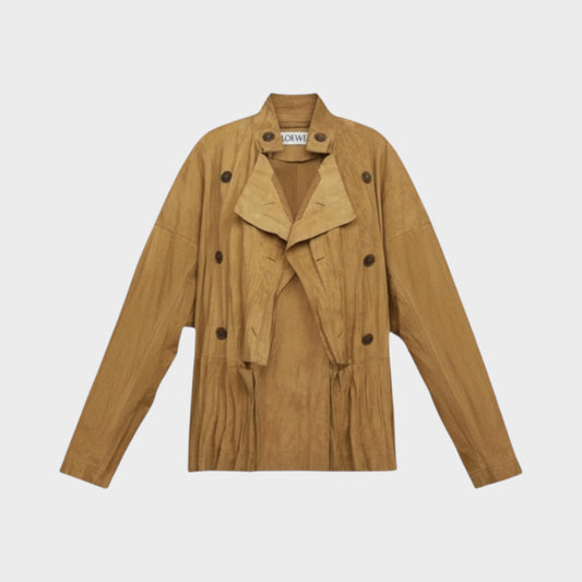 Loewe Crinkle Suede Jacket