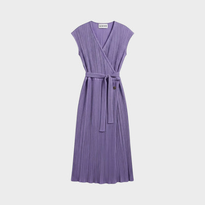 Loewe Pleated Wrap Dress