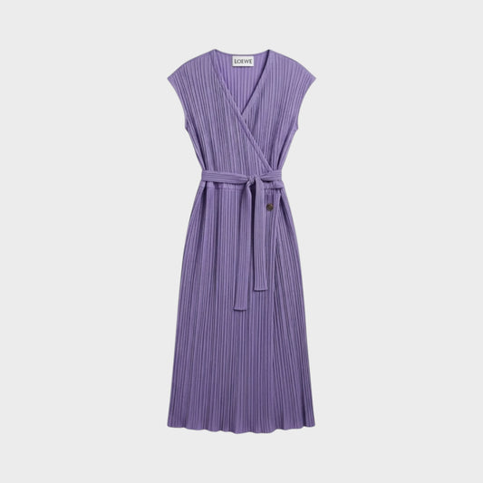 Loewe Pleated Wrap Dress