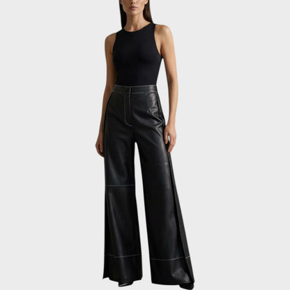 Loewe Culotte Leather Trousers