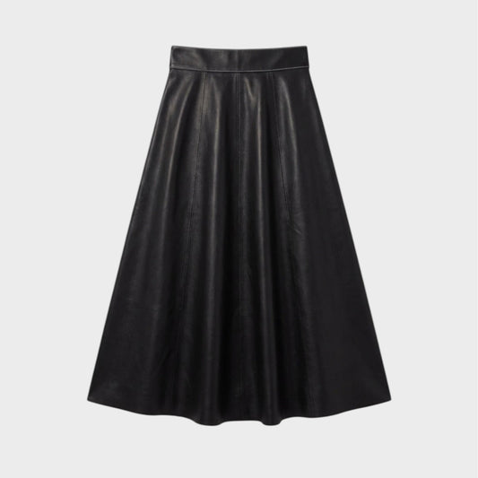 Loewe Skater Nappa Leather Skirt