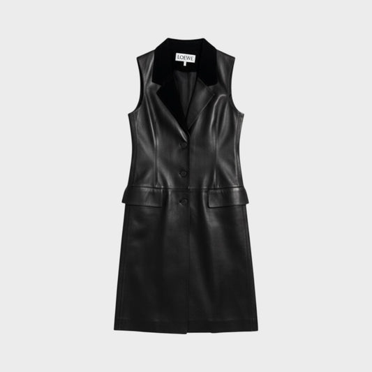 Loewe Suede Leather Vest Jacket