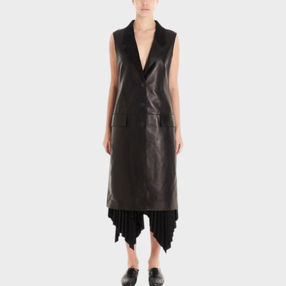 Loewe Suede Leather Vest Jacket