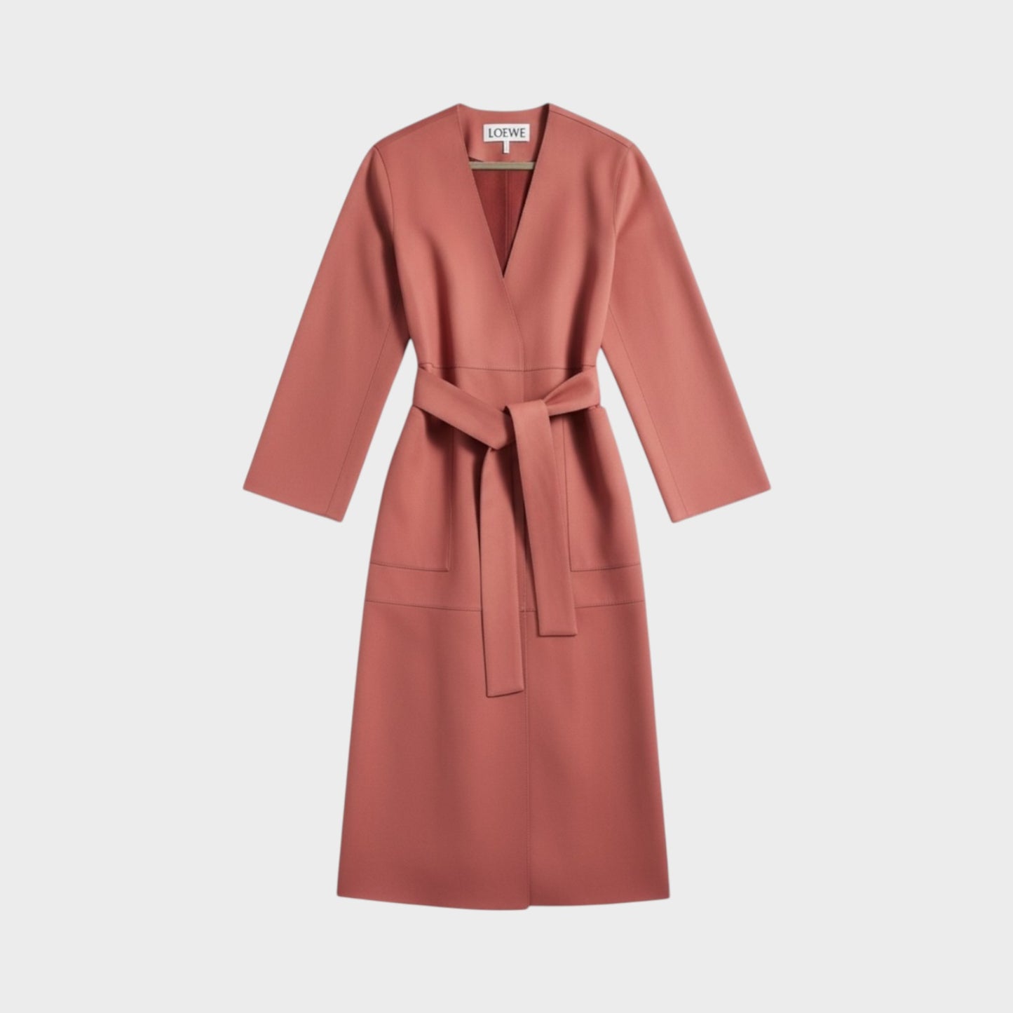 Loewe Lambskin Belted Coat