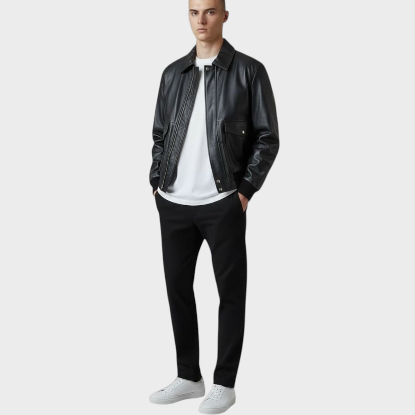 Loewe Aviator Leather Jacket