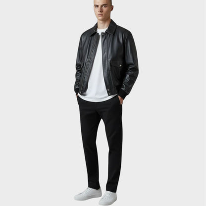 Loewe Aviator Leather Jacket