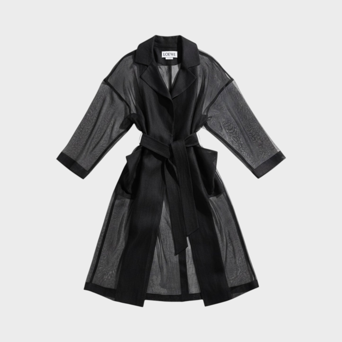 Loewe Linen Organdy Belted Coat