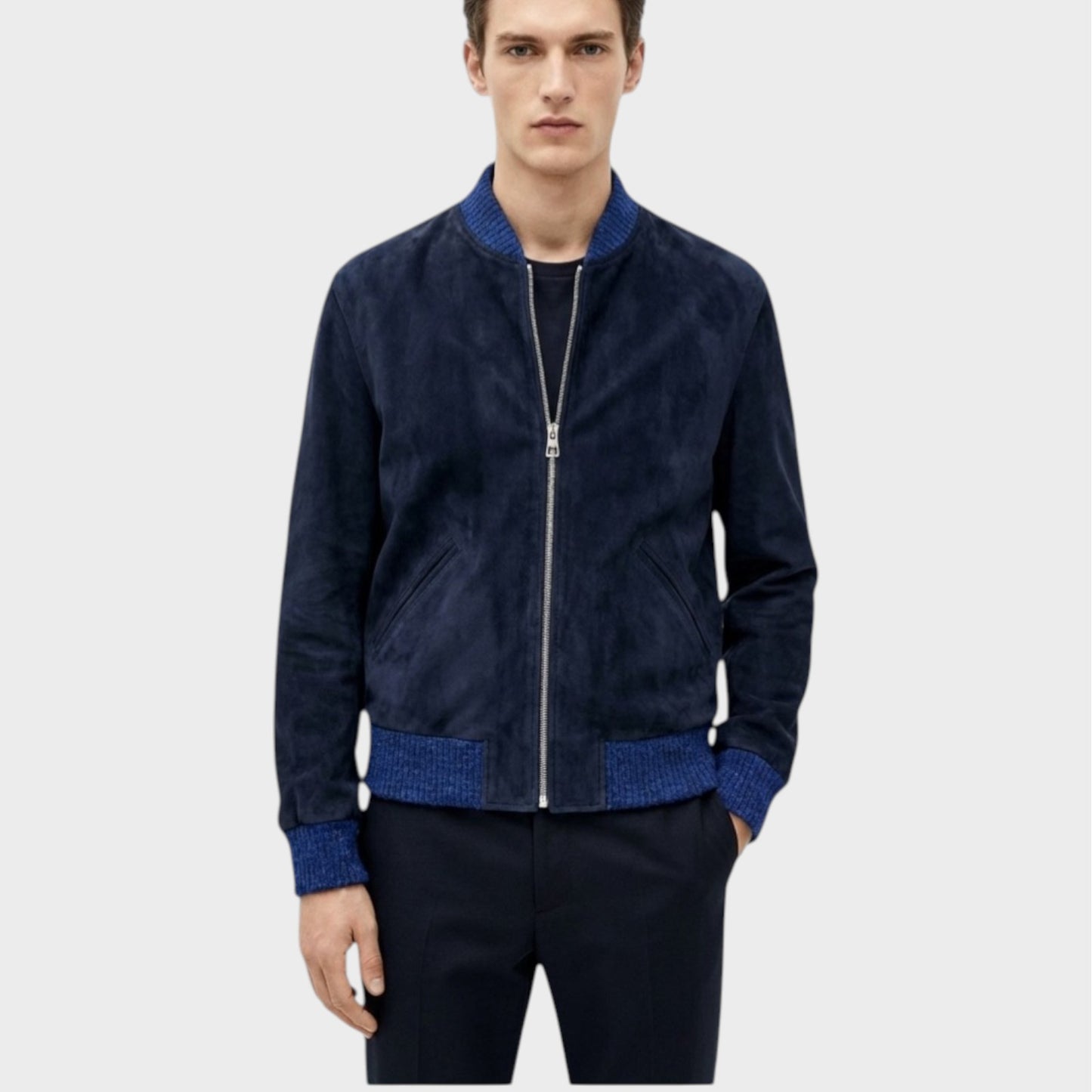 Loewe Suede Bomber Jacket