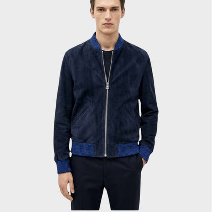 Loewe Suede Bomber Jacket