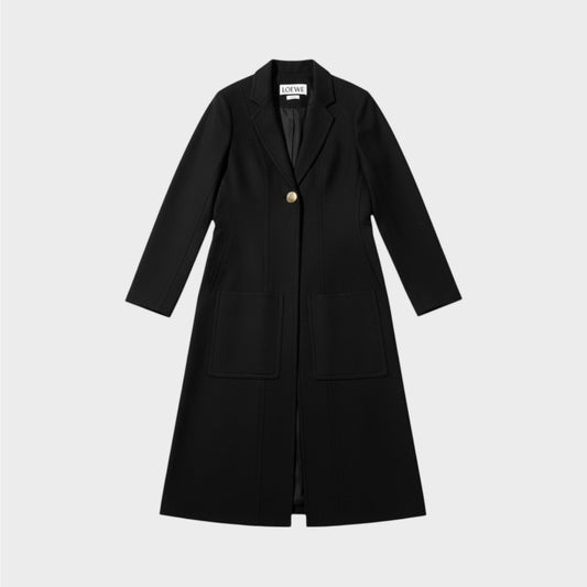 Loewe Wool Patched Coat