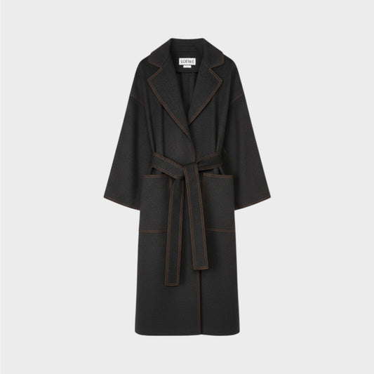 Loewe Oversized Cashmere Belted Coat