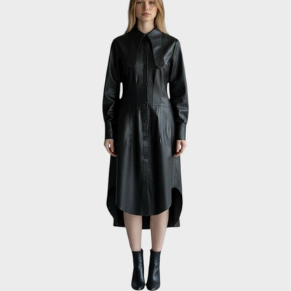 Loewe Leather Shirt Dress